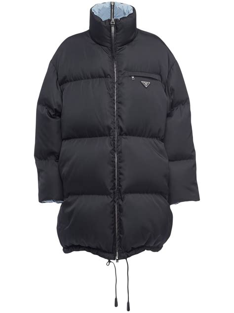 prada puffer long coat|prada puffer jacket ladies.